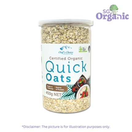 Chef's Choice Organic Cereal - Quick Oats (450g) Australia