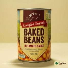 Chef’s Choice Organic Beans – Baked in Tomato Sauce 400g (Australia)
