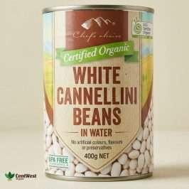 Chef’s Choice Organic Beans – Cannellini White 400g (Australia)