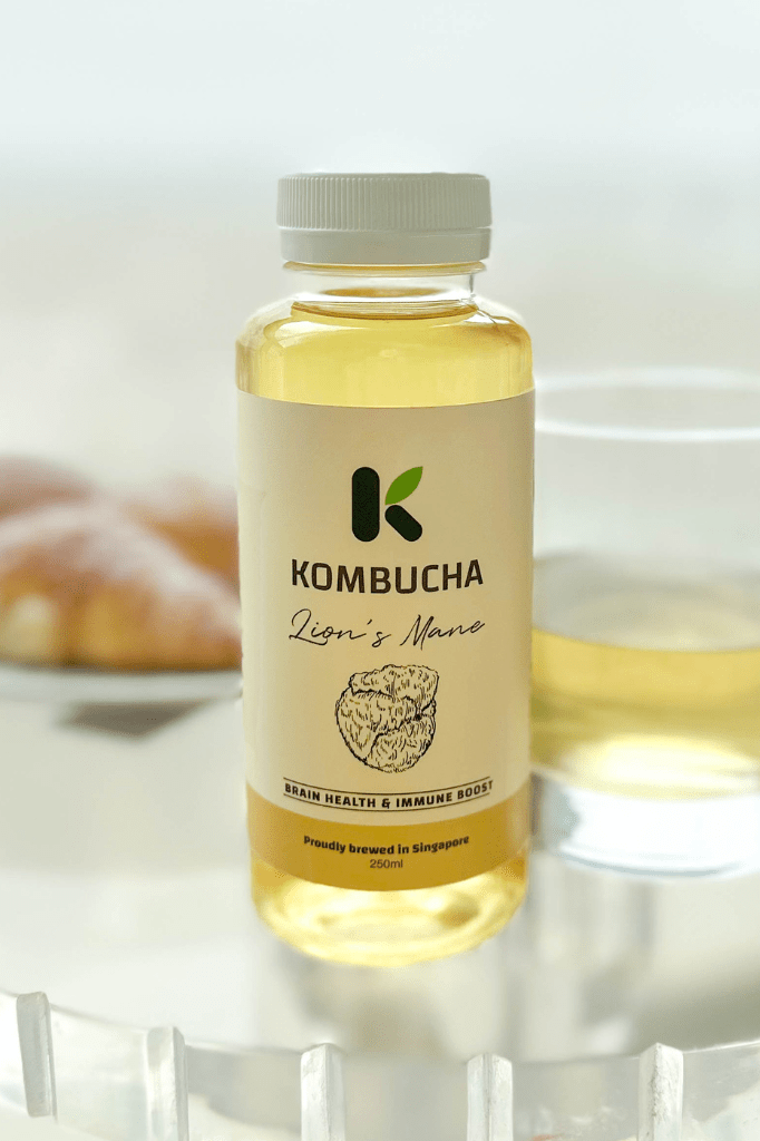 Lion's Mane Kombucha brain-boosting 250ml