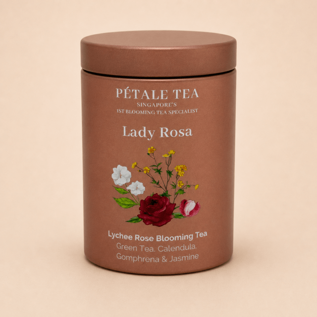 Pétale Petite Tin - Lady Rosa Blooming Tea (2 Teaballs)