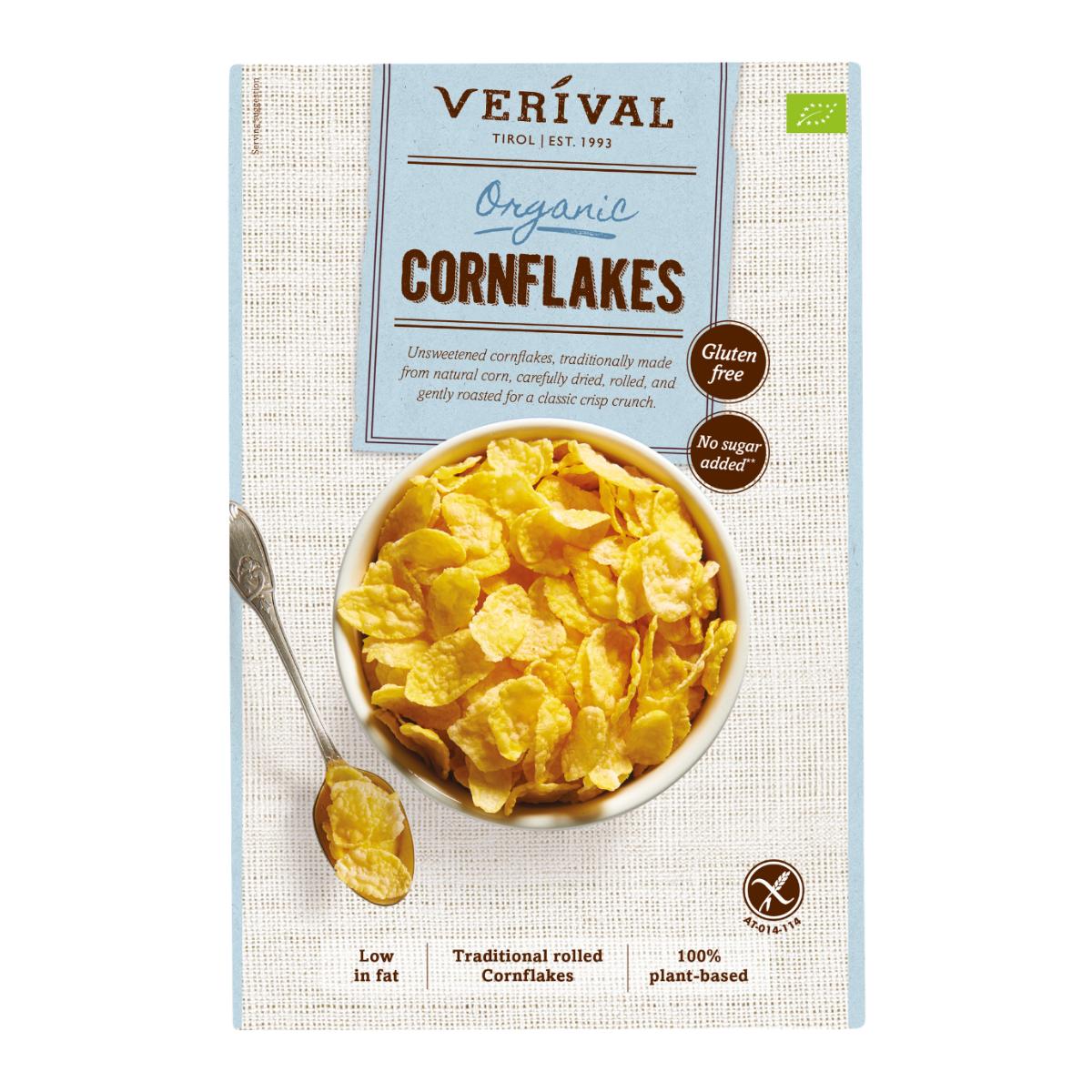 Verival Organic Unsweetened Rolled Cornflakes 250g