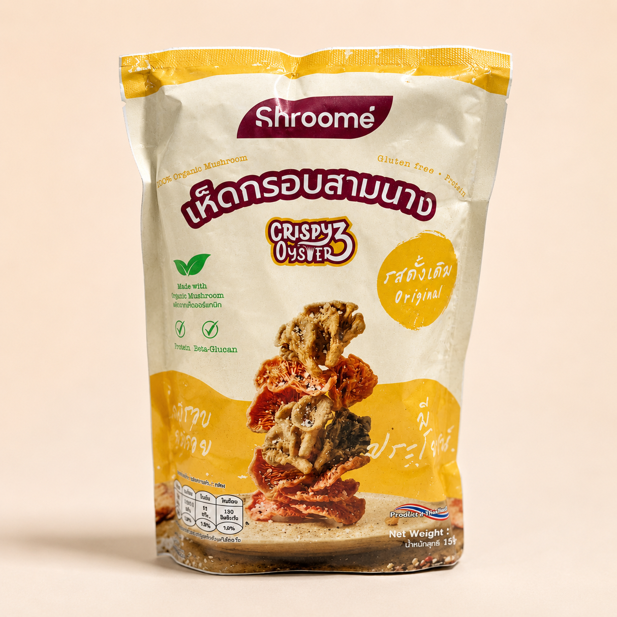 Shroome Crispy Oyster Mushroom Original 20g