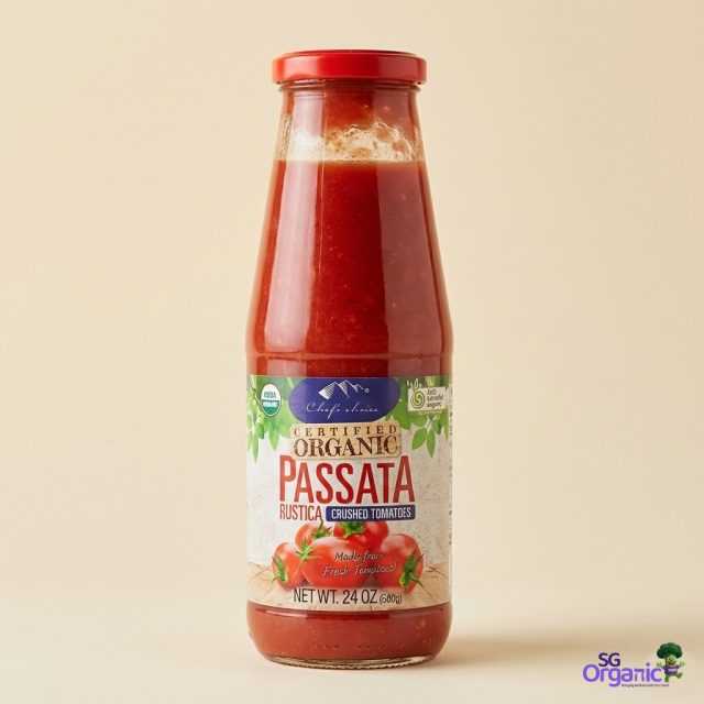 Chef's Choice Organic Sauce - Passata Rustica 680g (Australia)