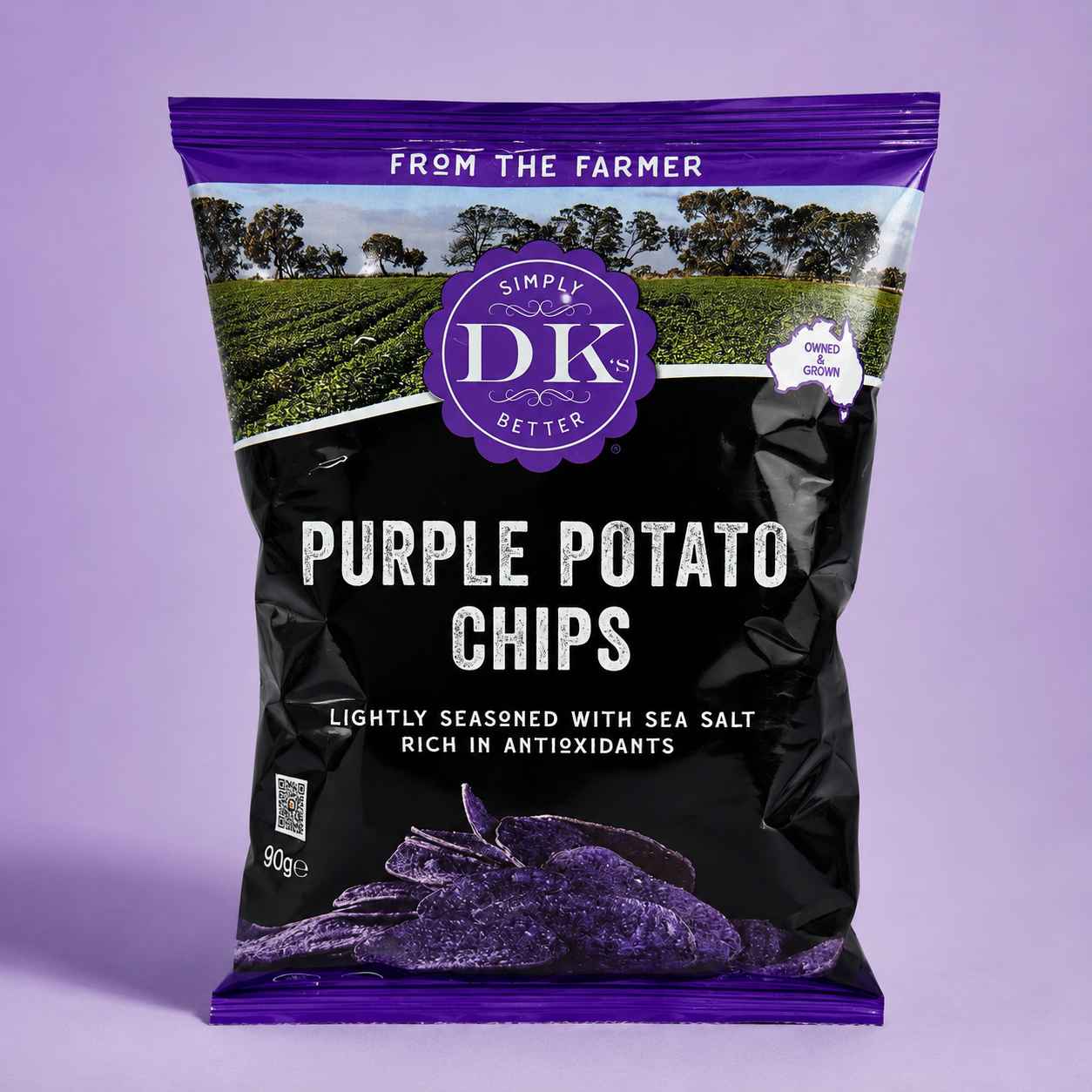 DK’s Australian Purple Potato Chips with Sea Salt - 90g