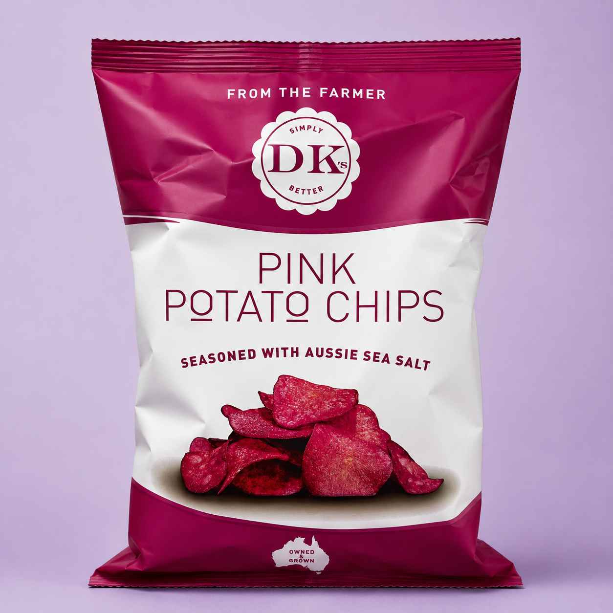 DK’s Australian Pink Potato Chips with Sea Salt - 90g