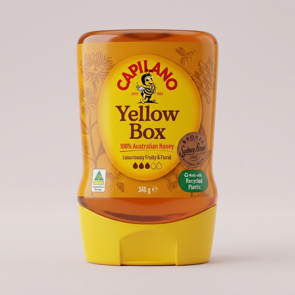 Capilano Organic Raw Honey - Luxuriously Fruity & Floral 340g