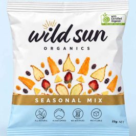 Wild Sun Organics – Organic Seasonal Dried Fruit Mix (25g) Australia
