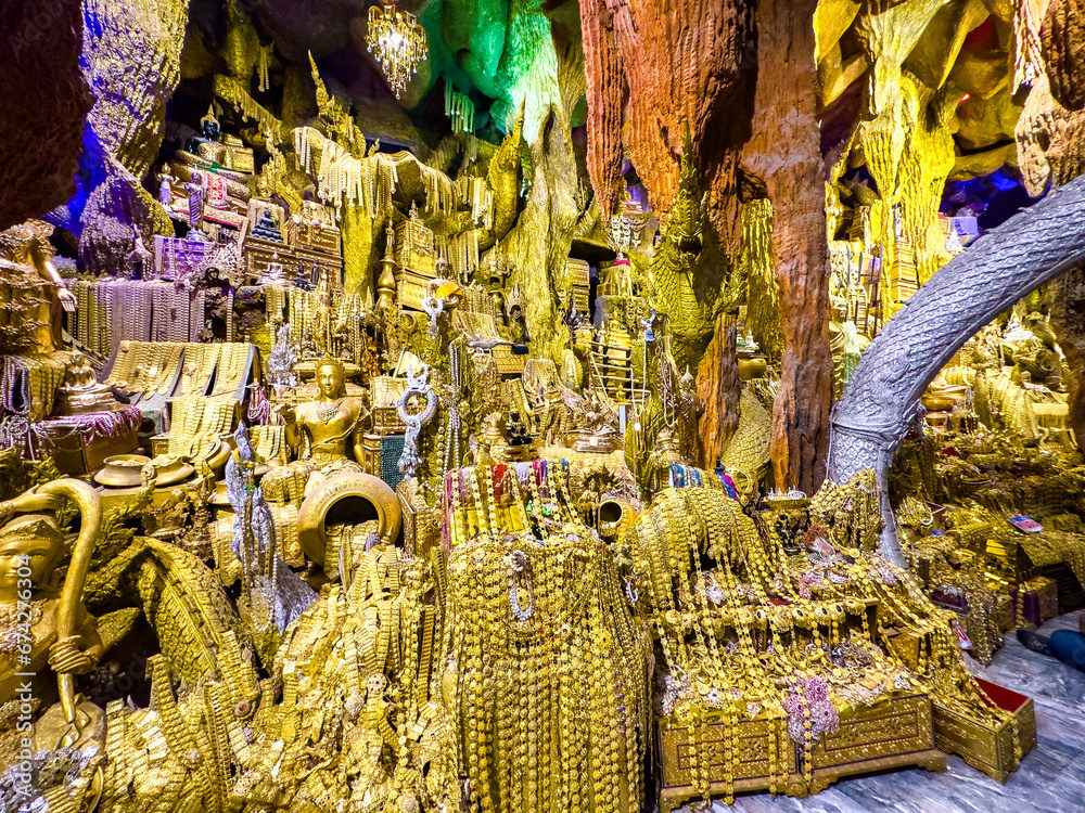Decorated Naga Cave interior