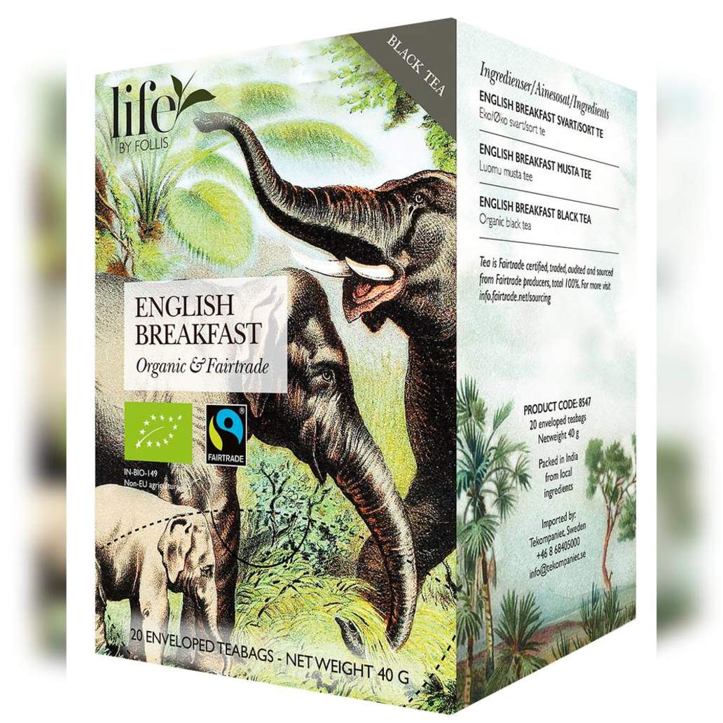 English Breakfast Tea 20 Bags | Life by Follis Organic Black Tea