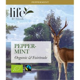 Peppermint Tea 20 Bags | Life by Follis Organic Herbal Tea | Caffeine Free
