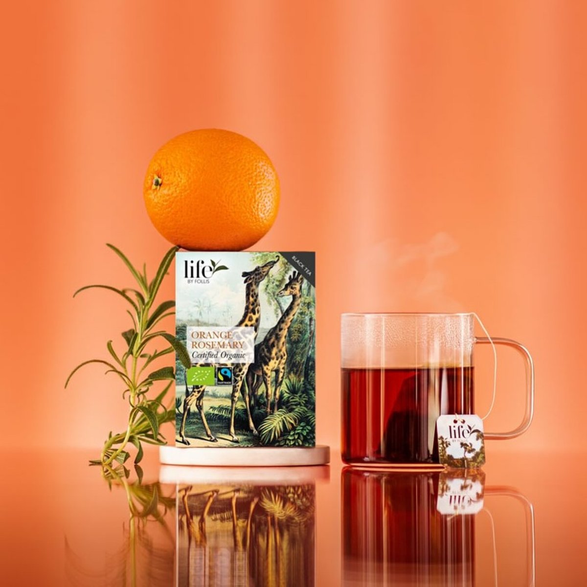 Orange Rosemary Tea 20 Bags | Life by Follis Organic Black Tea