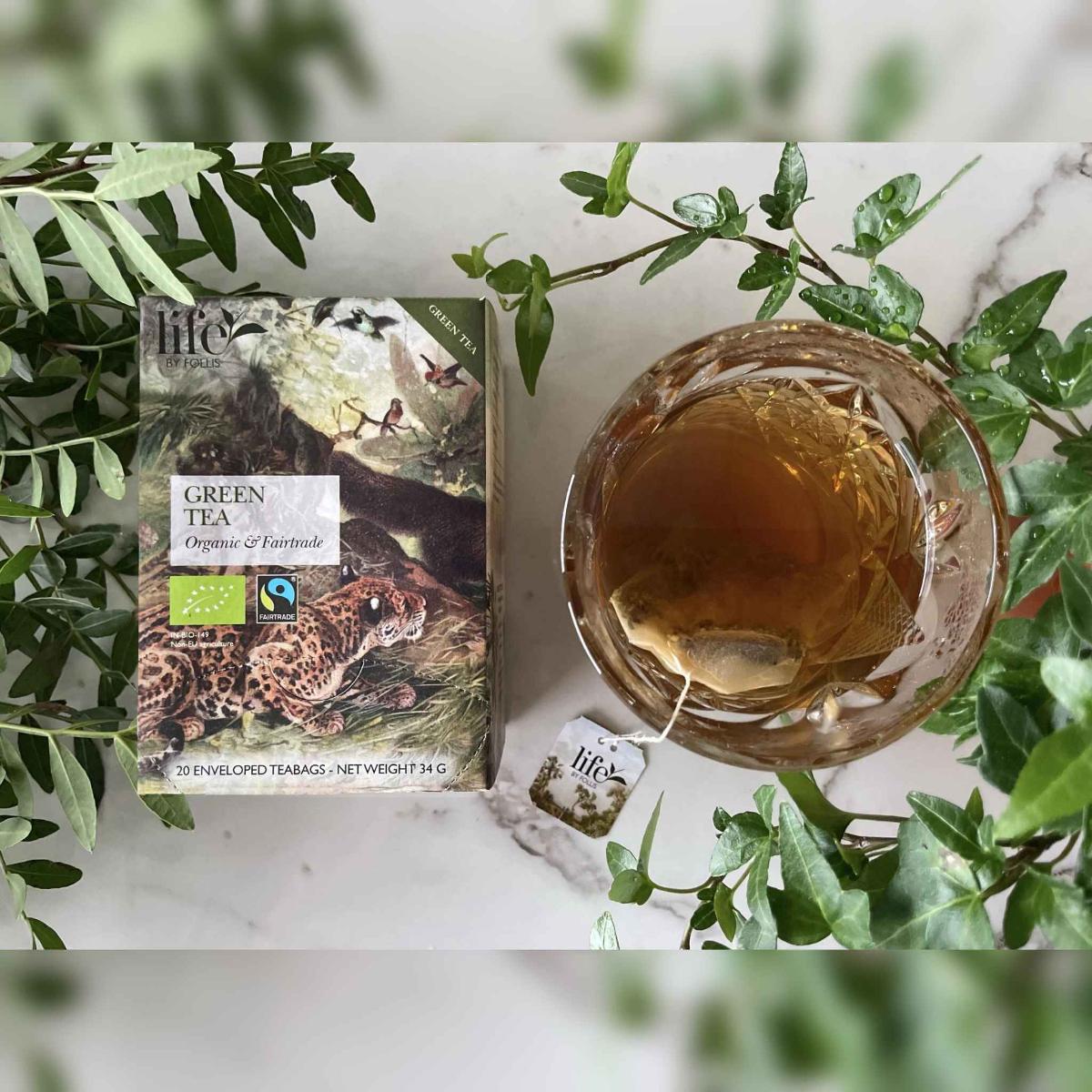 Green Tea 20 Bags | Life by Follis Organic Green Tea | Fairtrade