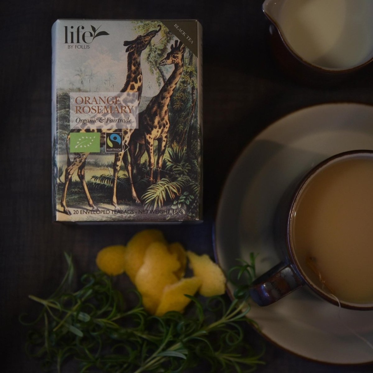 Orange Rosemary Tea 20 Bags | Life by Follis Organic Black Tea