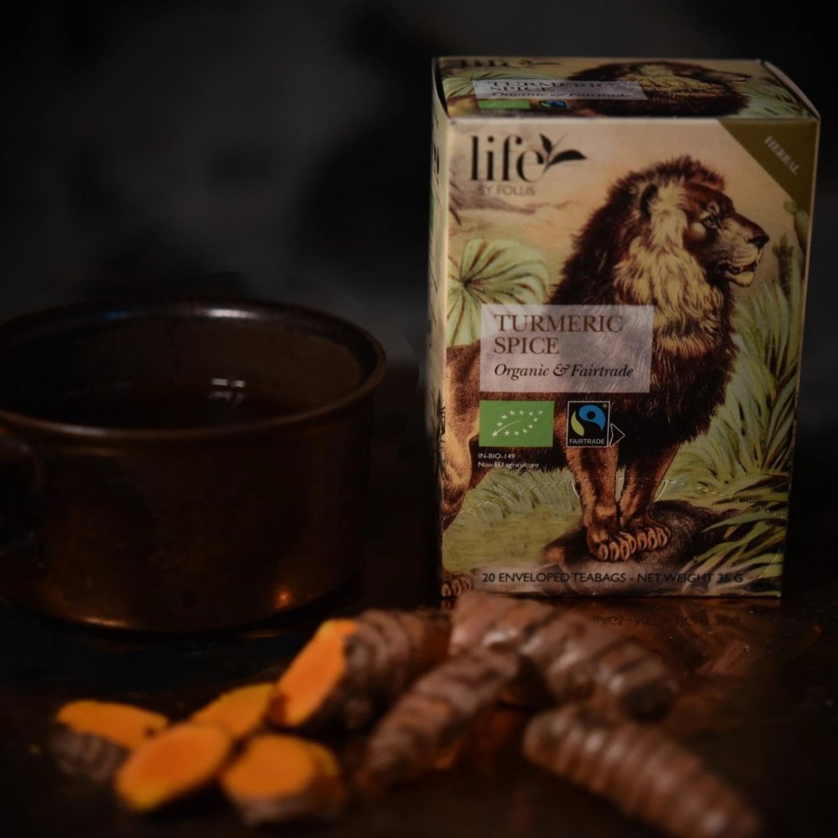 Turmeric Spice Tea 20 Bags | Life by Follis Organic Herbal Tea